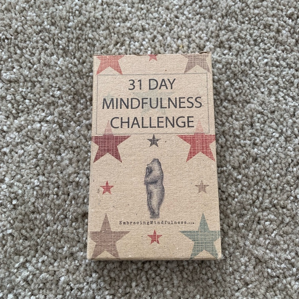 31 Day Mindfulness Challenge Card Set